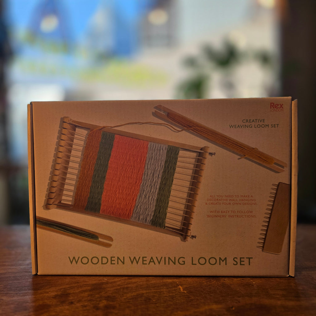 Wooden Weaving Loom Set